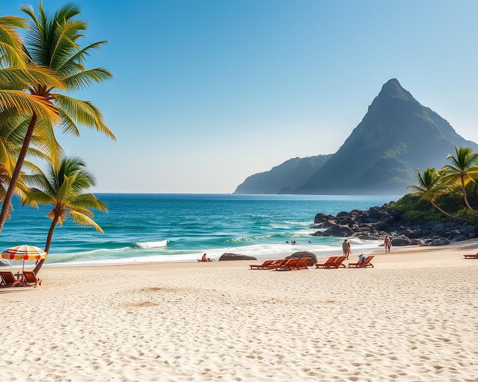 Le Morne Public Beach Strandansicht
