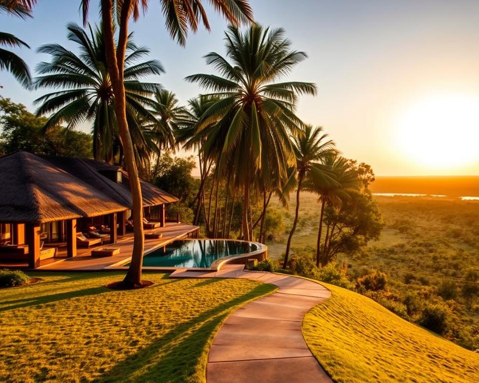 Luxus Lodges im Okavango Delta Luxus Lodges im Okavango Delta