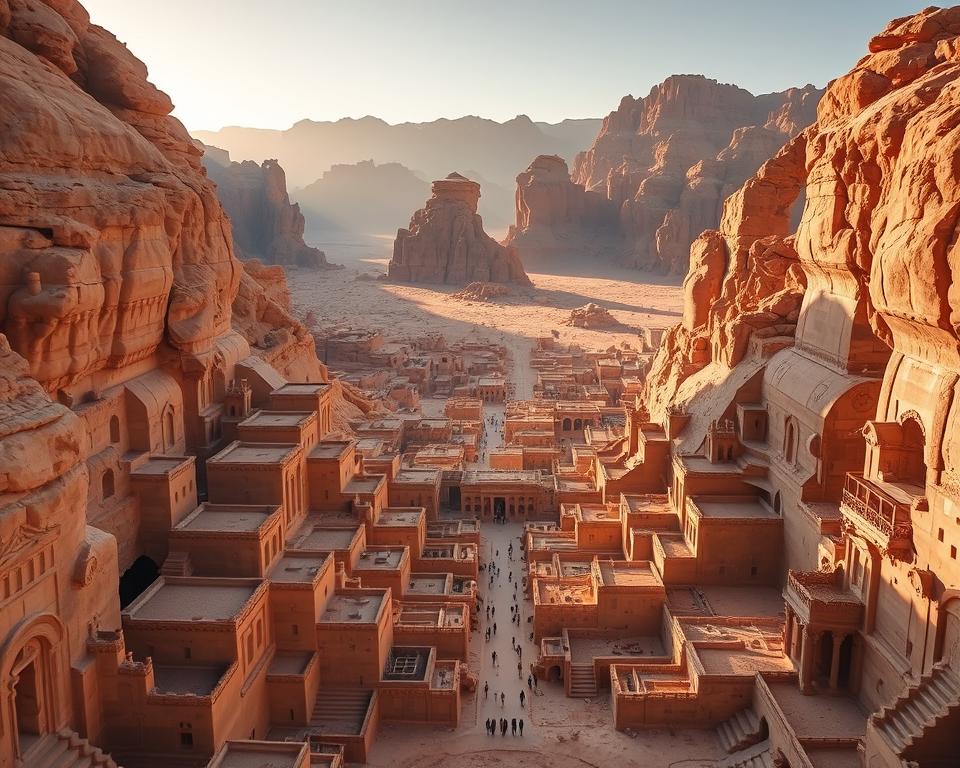 Nabatäer Kultur Felsenstadt