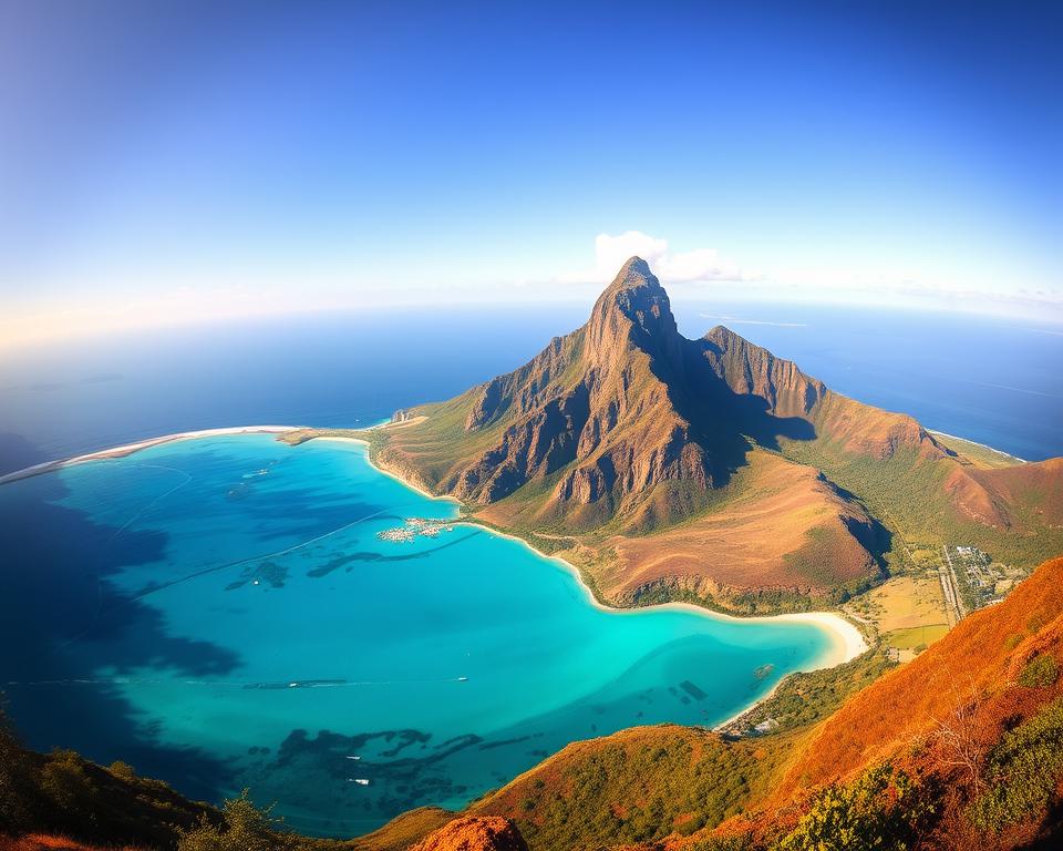 Panorama Aussicht Le Morne Brabant