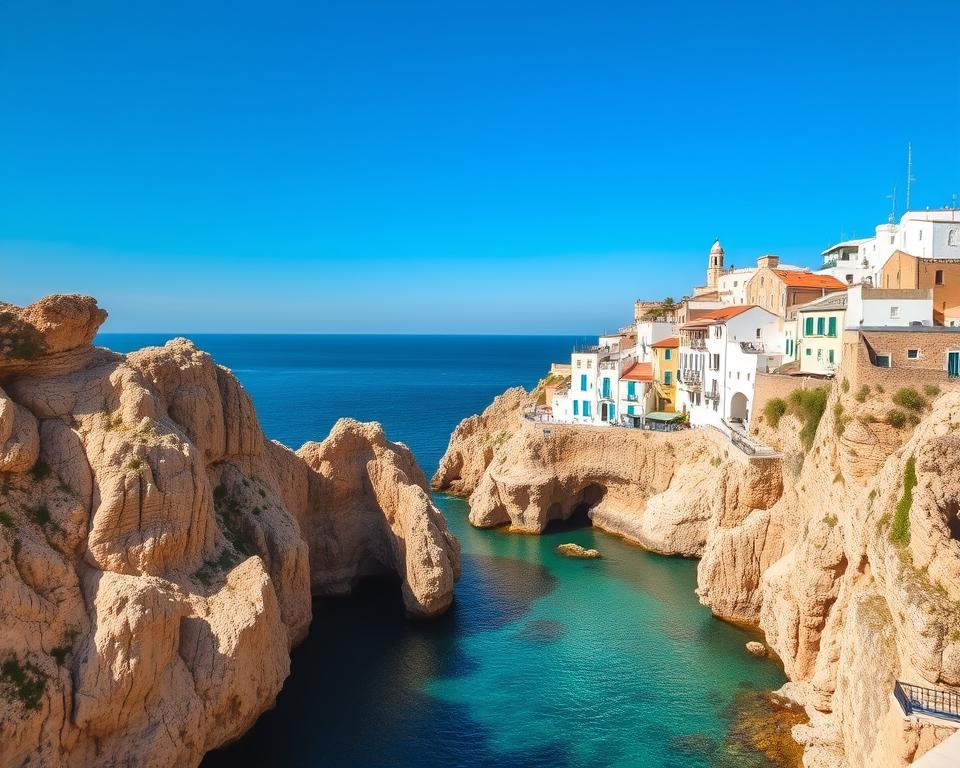 Polignano Mare Küste Klippen