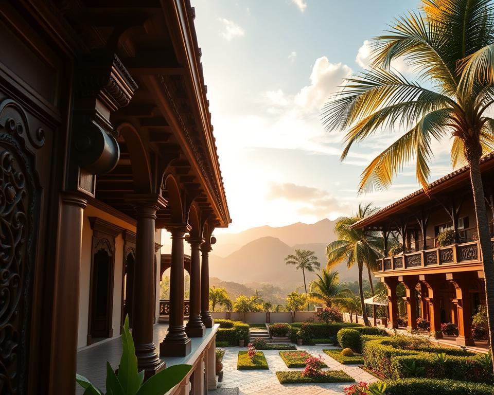 Regionale Unterschiede Kolonialarchitektur