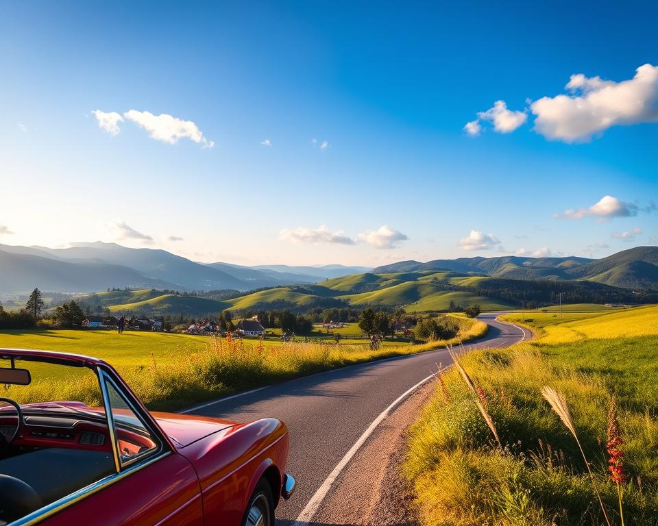 Reiseziele Deutschland Auto Landschaften