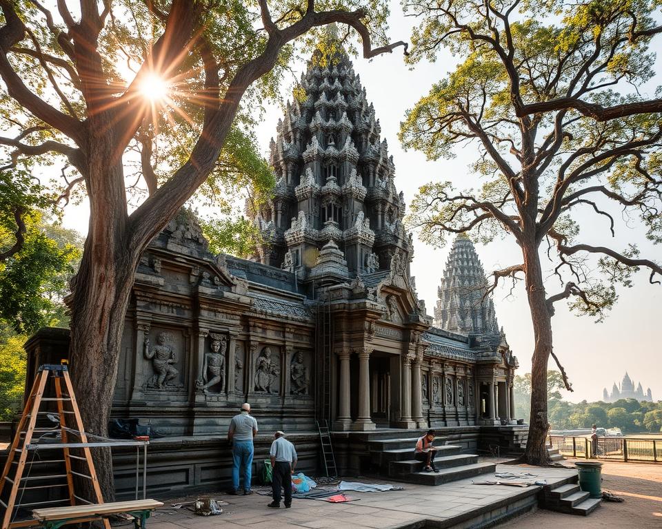 Restaurierung Angkor Tempel Restaurierung Angkor Tempel