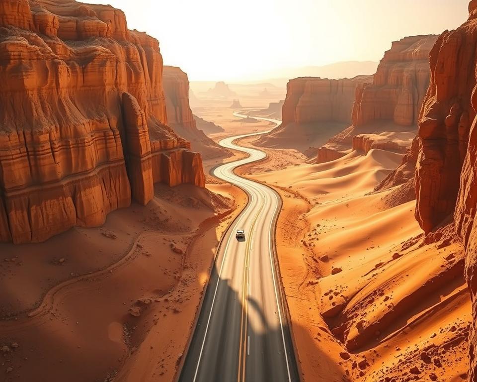Roadtrip Route Saudi-Arabien