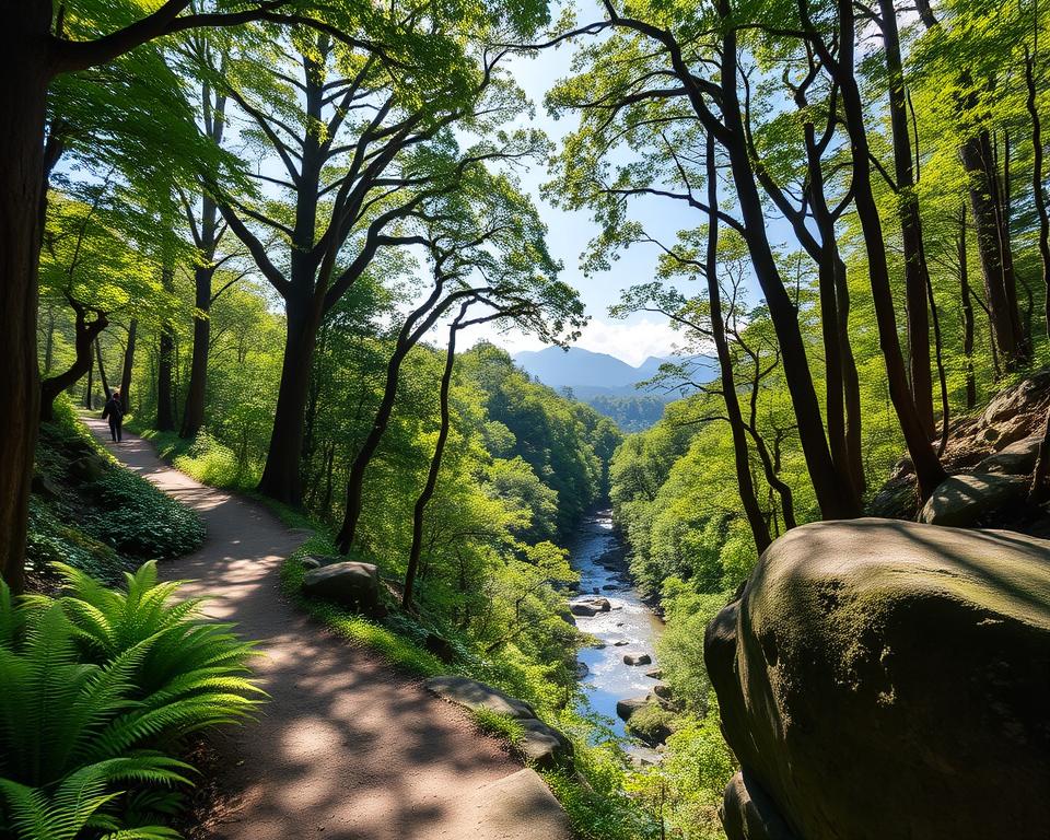 Shuangliu National Forest Wanderwege