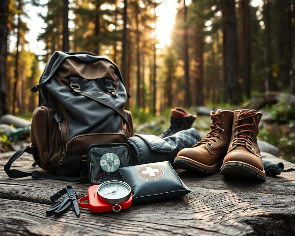 Sicherheitsausrüstung für die Wildnis