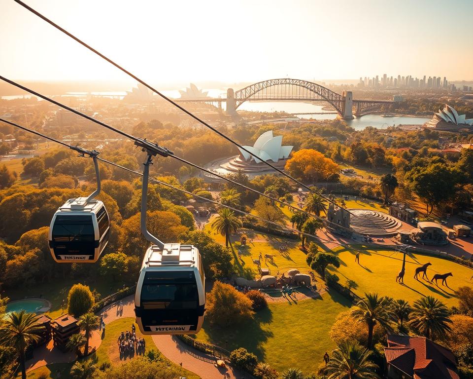 Sky-Safari Seilbahn Sydney Zoo Sky-Safari Seilbahn Sydney Zoo