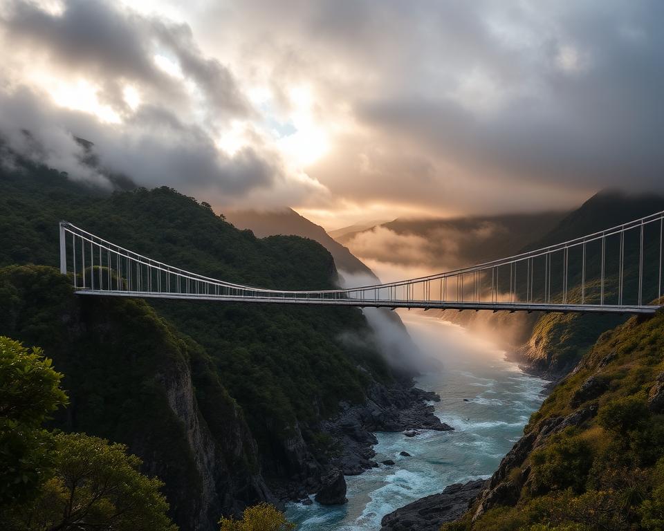 Suspension Bridge Storms River Mouth Wanderweg