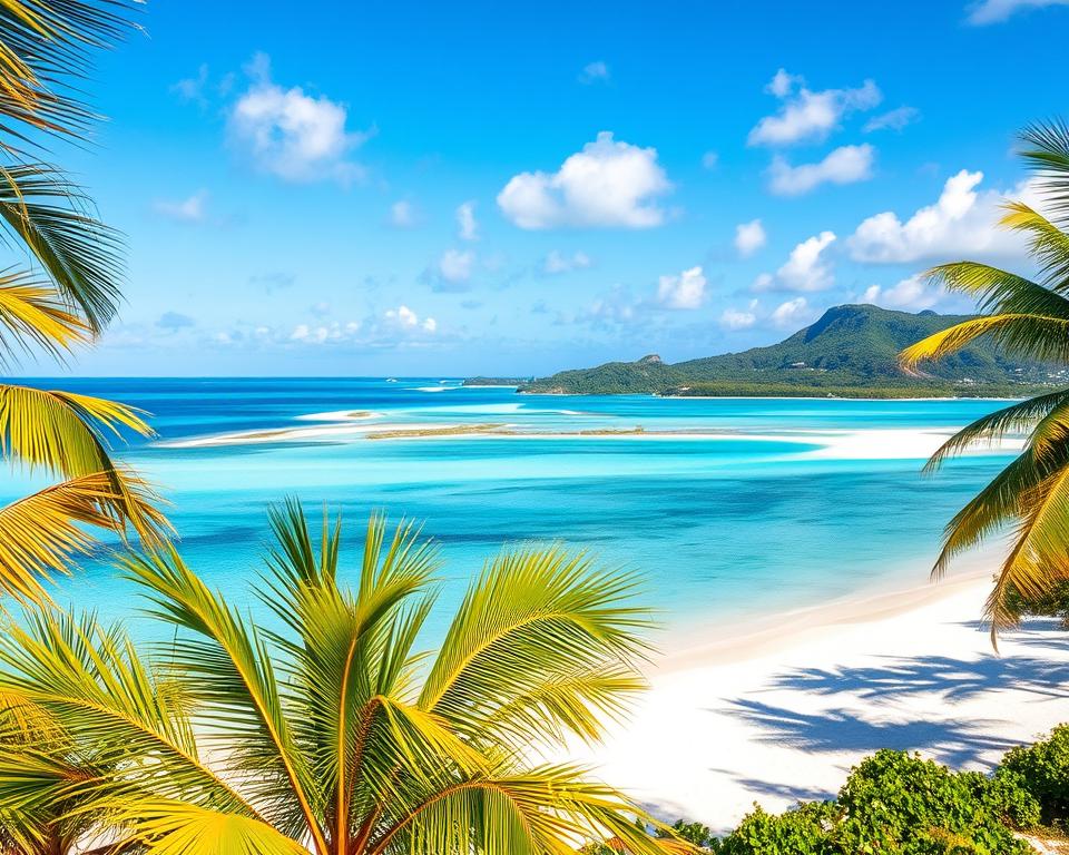 Traumhafte Strände und Lagunen auf der Insel Traumhafte Strände und Lagunen auf der Insel