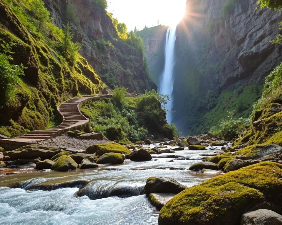 Wanderung Schlucht Wasserfall