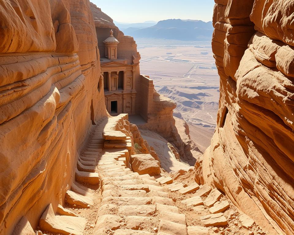 Wanderweg zum Kloster Ad-Deir