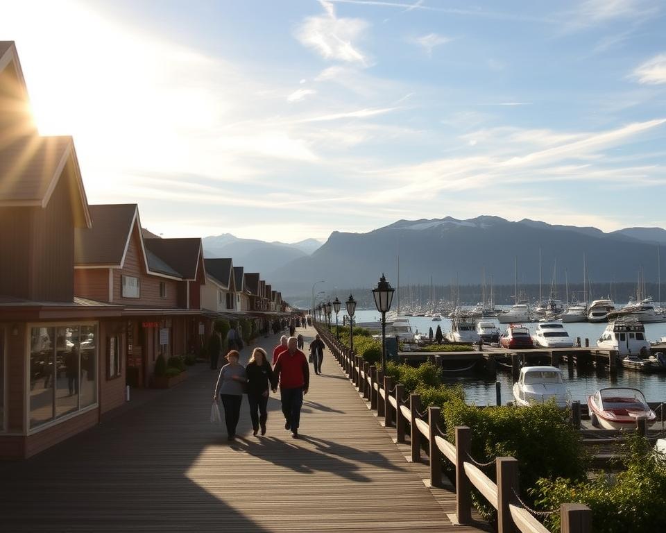 Waterfront Promenade Ketchikan Spaziergang