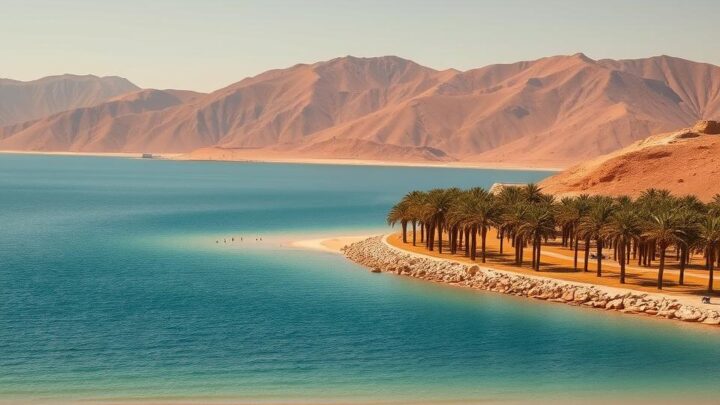 das heilende Wasser des Toten Meeres