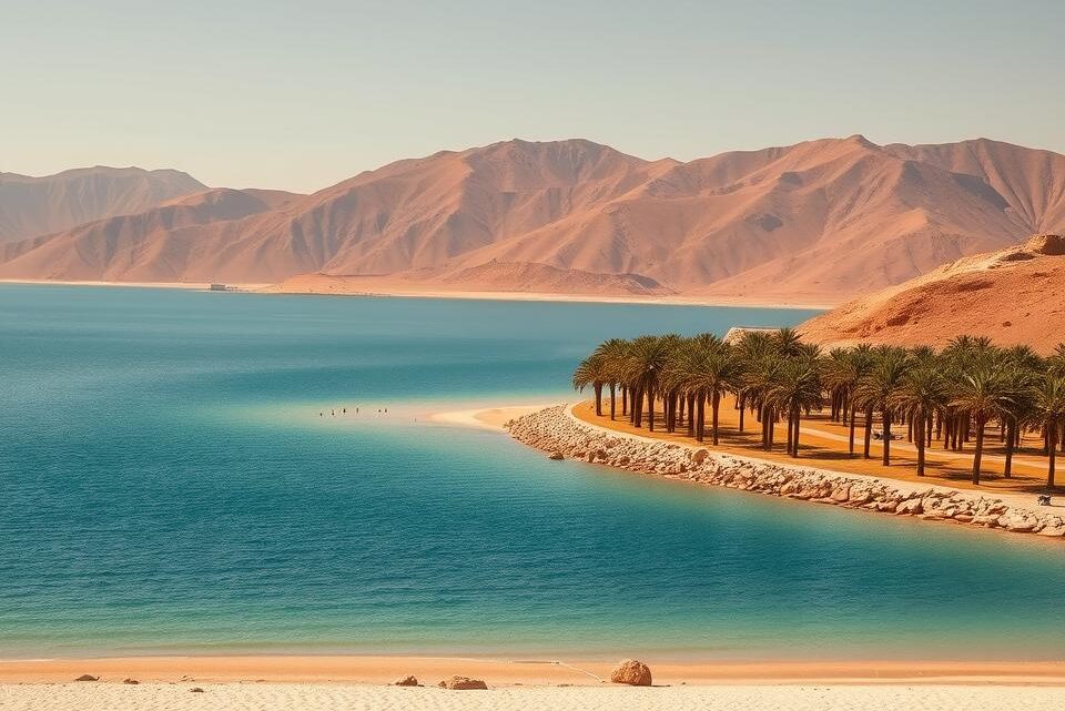 das heilende Wasser des Toten Meeres