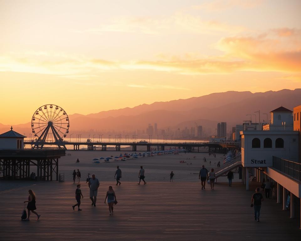 santa monica pier strand santa monica pier strand