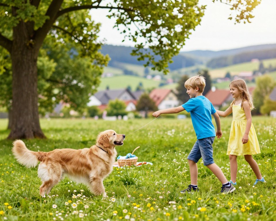 Aktivitäten mit Hund und Kindern in Deutschland