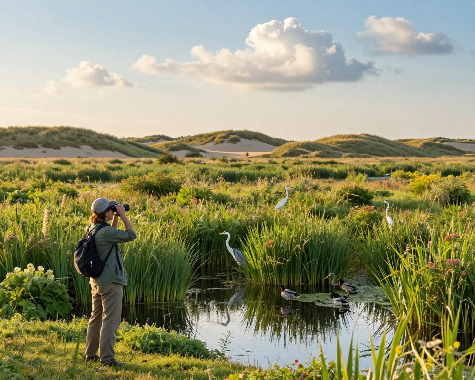 Ameland Naturschutzgebiete Vogelbeobachtung