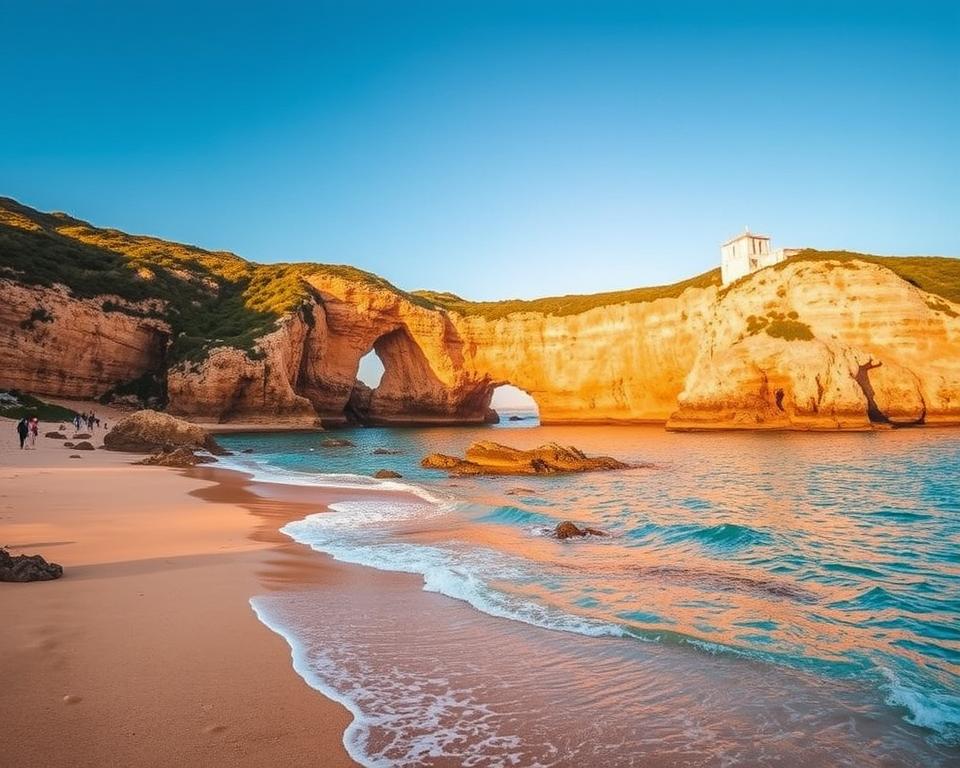 Benagil beste Reisezeit Landschaftsaufnahme