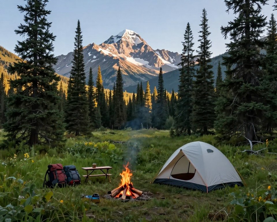 Campingplatz im Denali National Park Campingplatz im Denali National Park