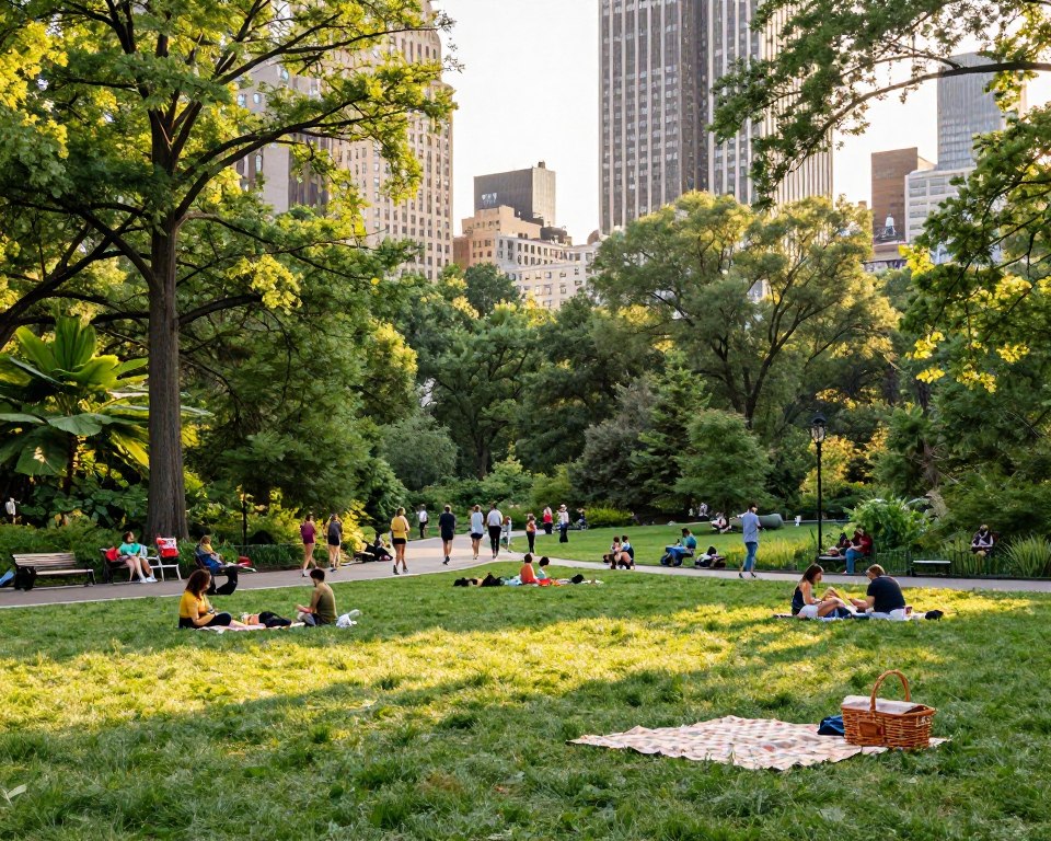Central Park Manhattan Grünflächen