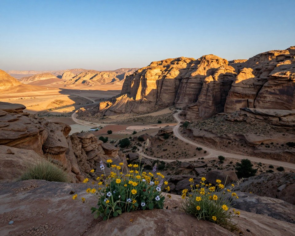 Dana Naturreservat Jordanien Landschaft