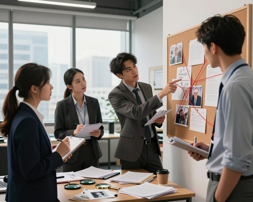 Detektiv-Ermittlungsarbeit