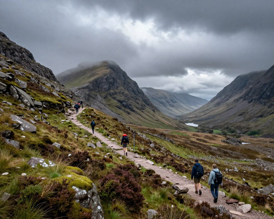 Devil's Staircase Wanderroute Schottland Devil's Staircase Wanderroute Schottland