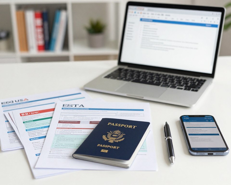 ESTA Dokumente für Reisepass USA