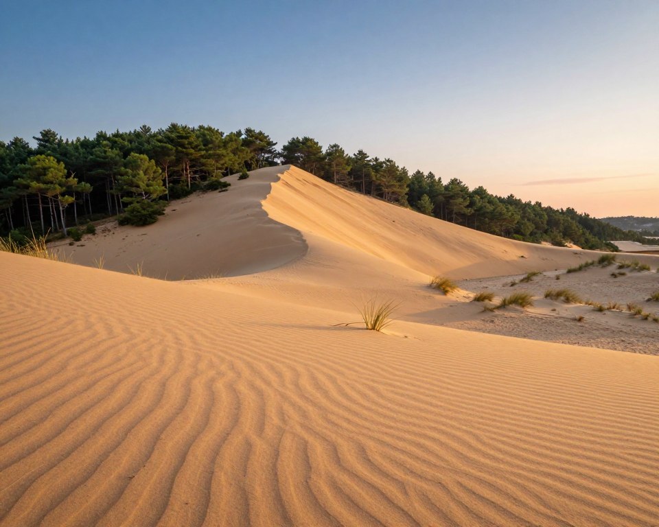 Entstehung der Wanderdüne von Pilat