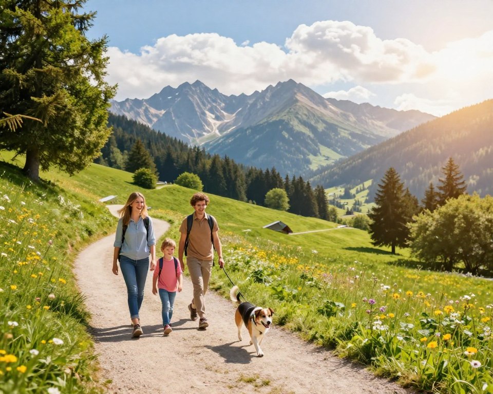 Familienfreundliche Wanderung mit Hund in Deutschland
