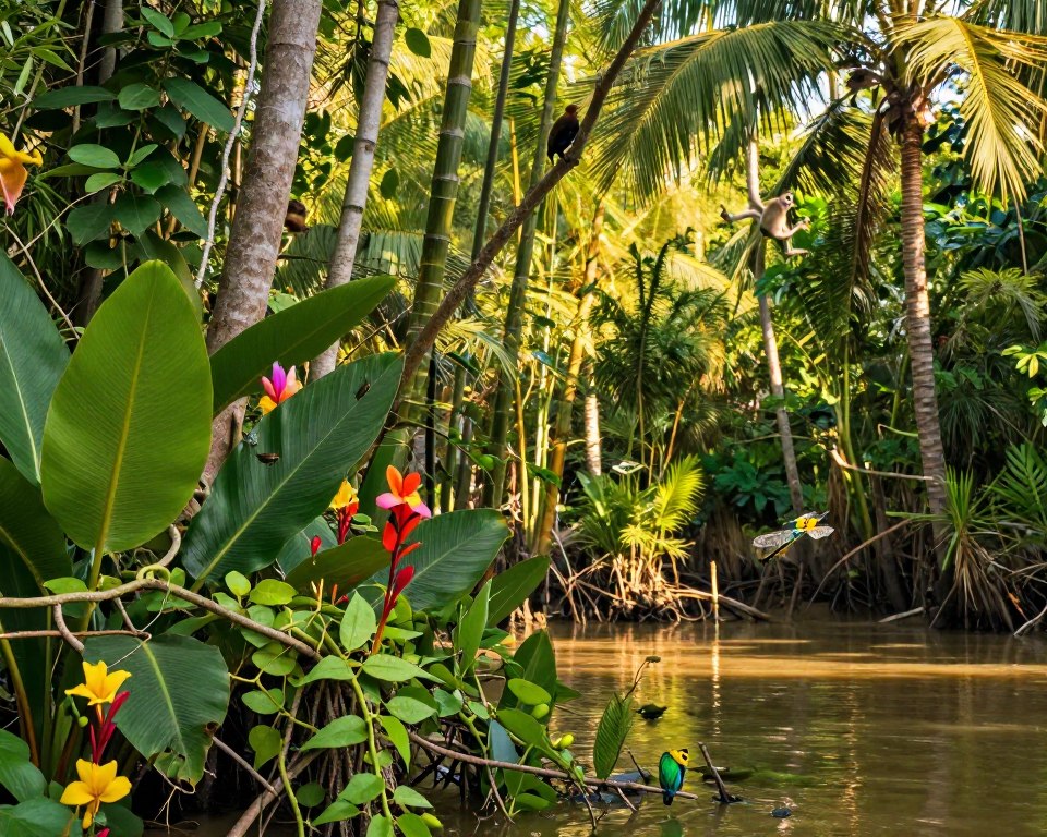 Flora und Fauna Vietnam Mekong Delta