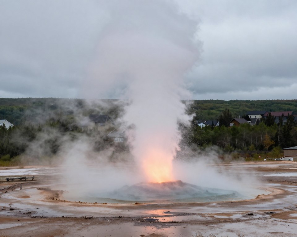 Geysir Eifel Ausbruch
