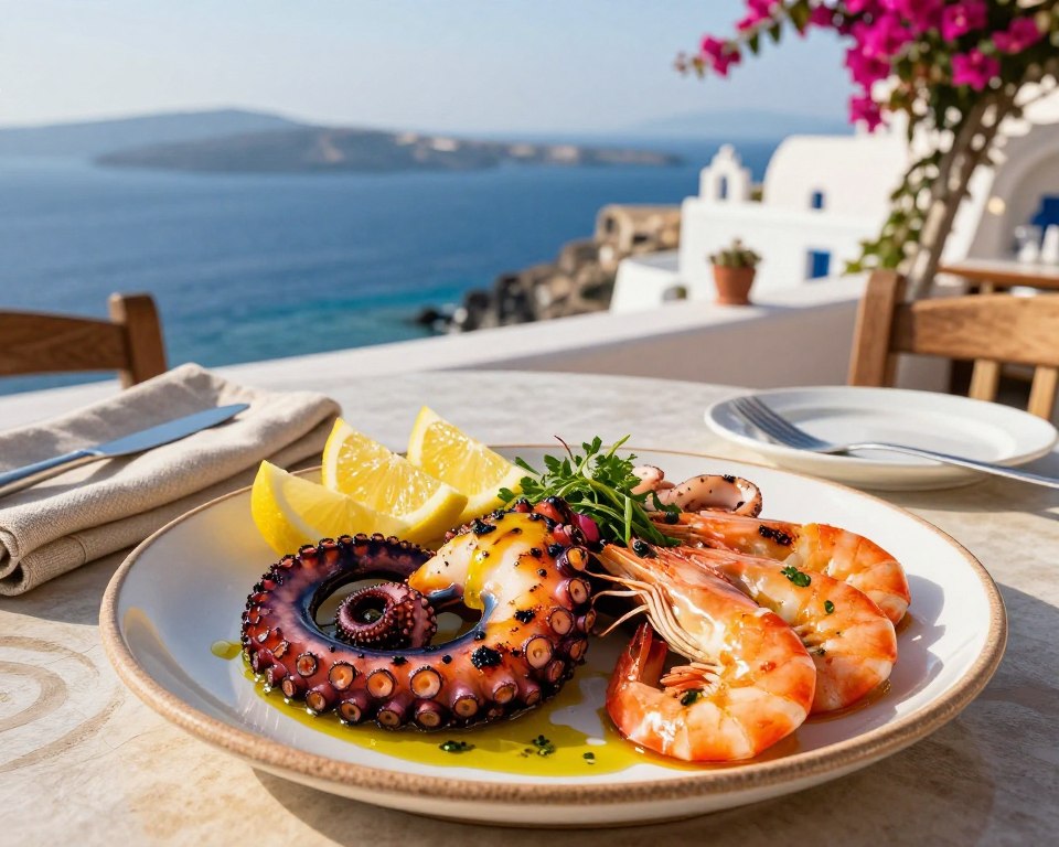 Griechische Küche Meeresfrüchte