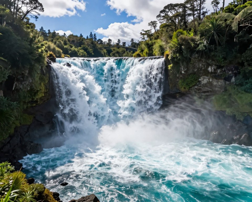 Huka Falls Wasserfälle Nordinsel