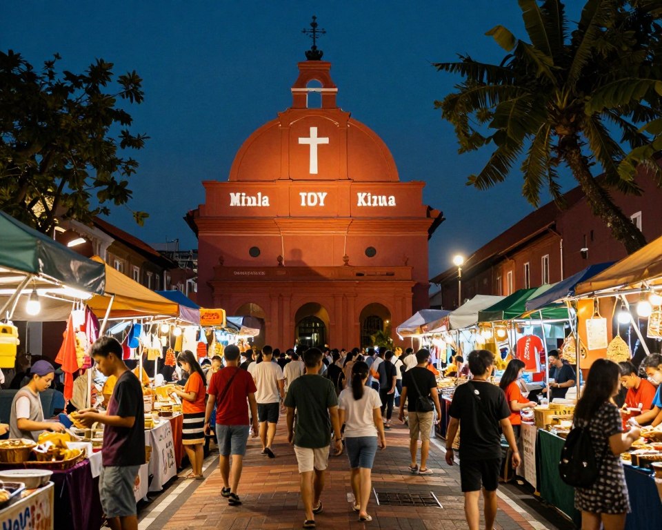 Jonker Street Melaka Nachtmarkt Jonker Street Melaka Nachtmarkt