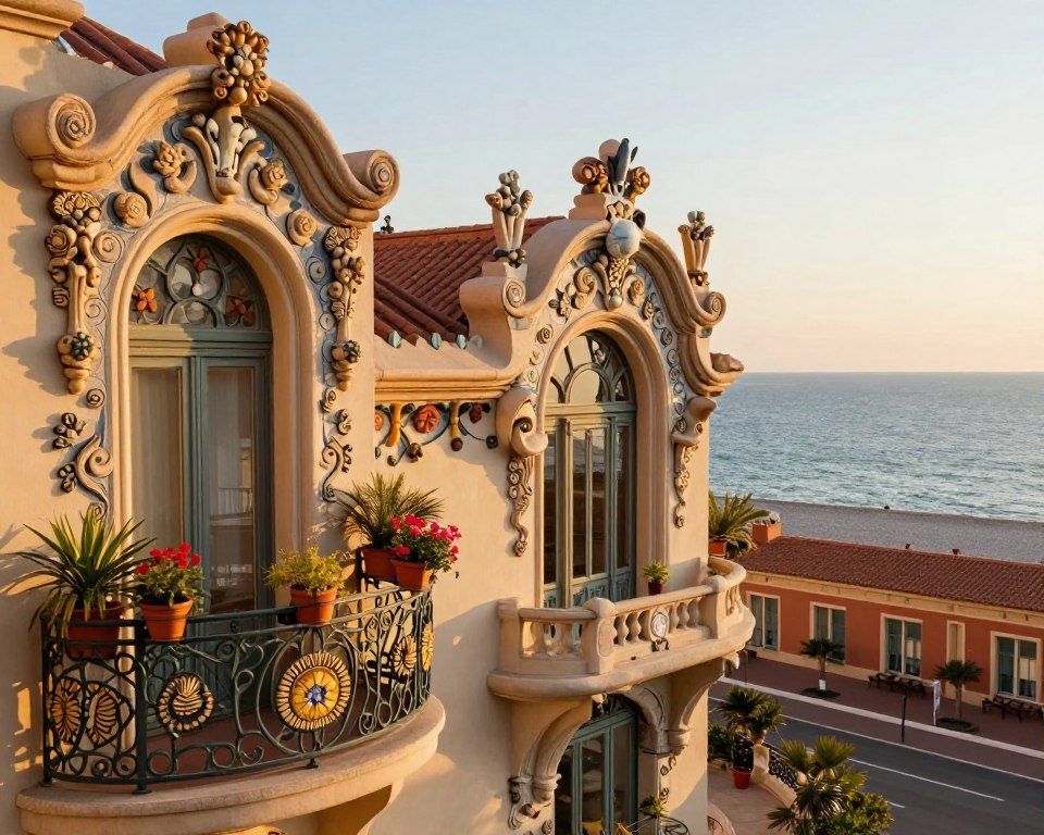 Jugendstil Architektur in Nizza
