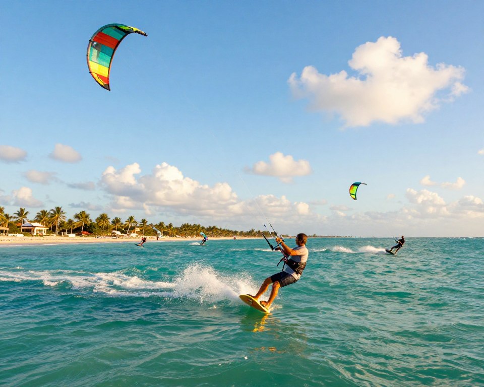 Kitesurfen auf Holbox