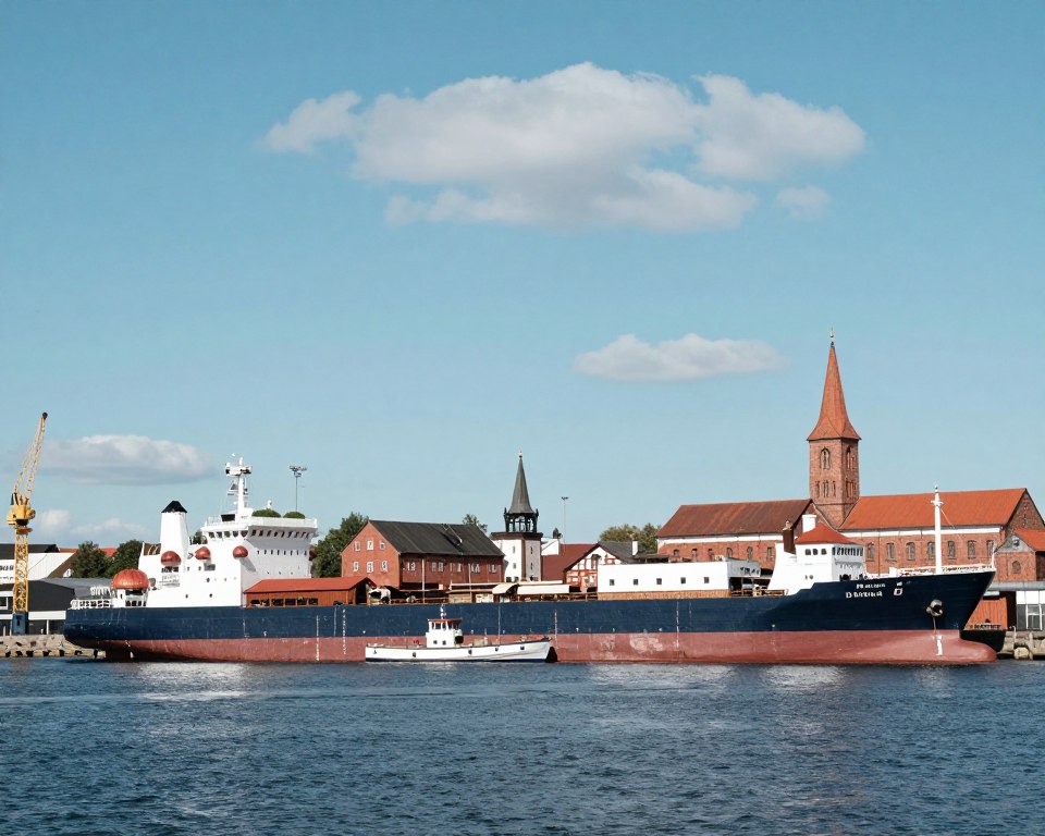 Klaipėda Hafen maritime Atmosphäre