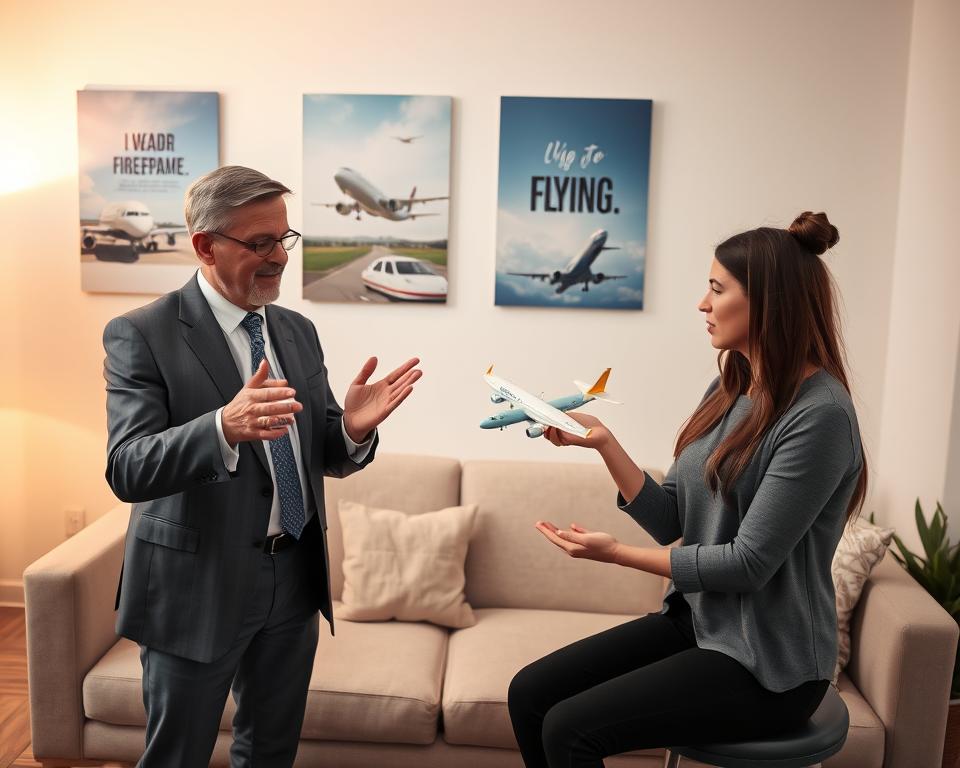 Konfrontationstherapie bei Flugangst