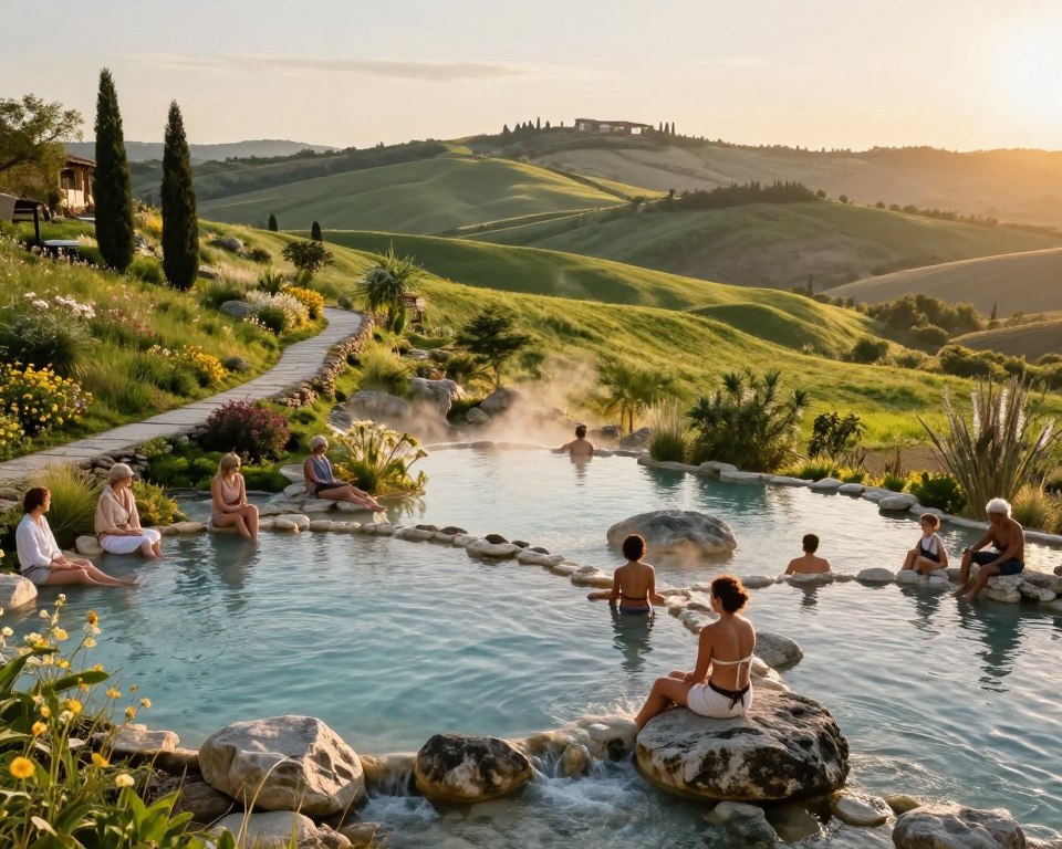 Kostenlose Thermalbäder in der Toskana