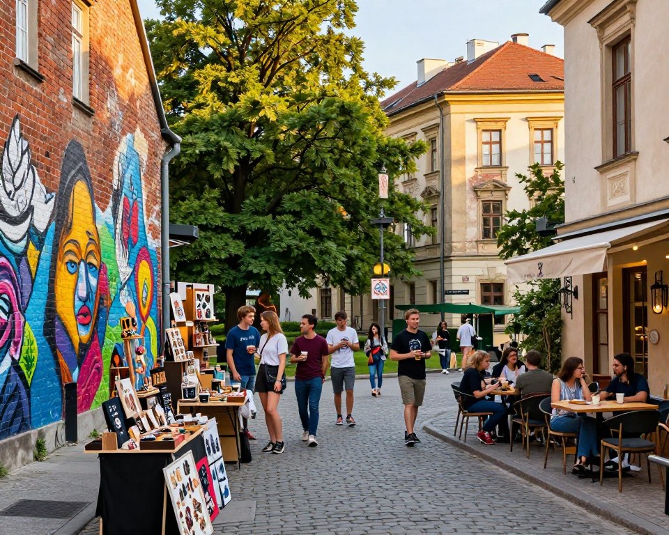 Krakau alternative Stadtviertel