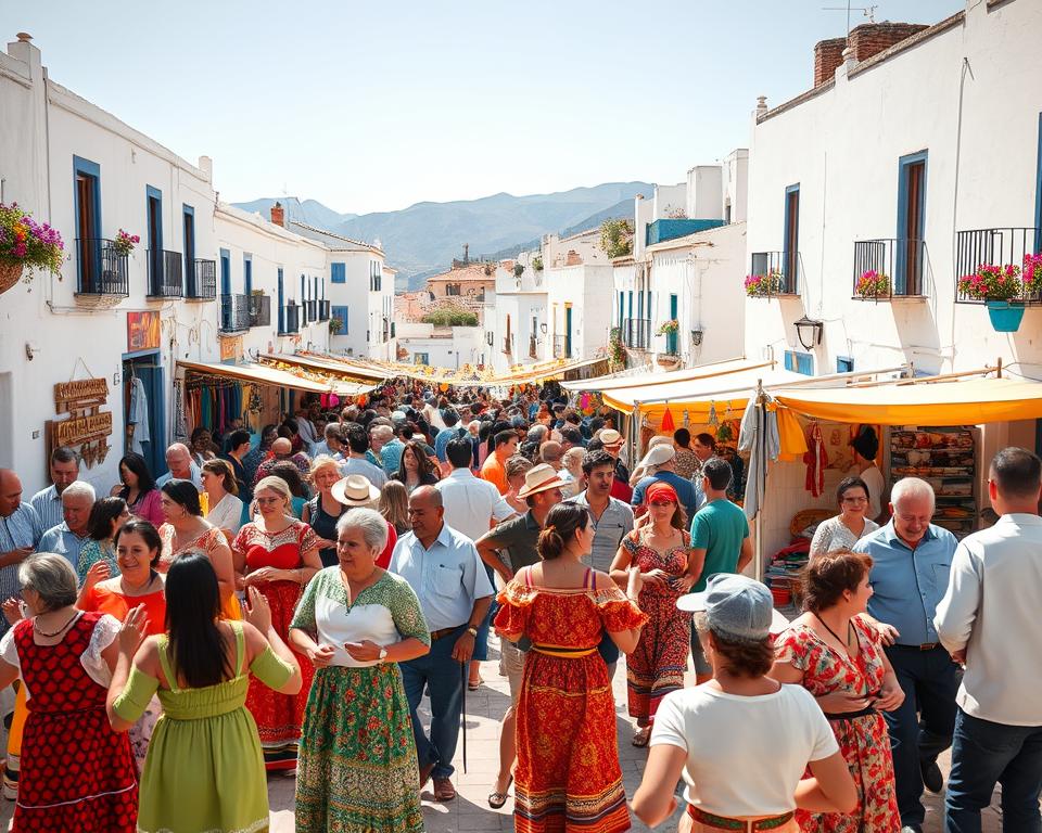 Kulturelle Events weiße Dörfer