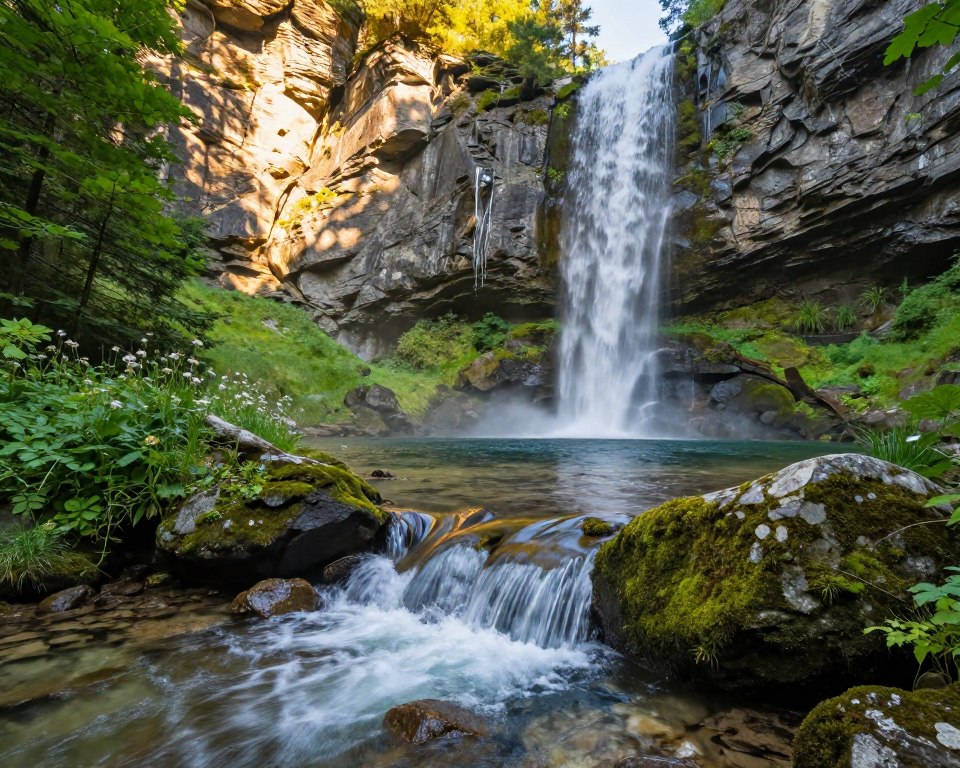Lichtenhainer Wasserfall im Kirnitzschtal