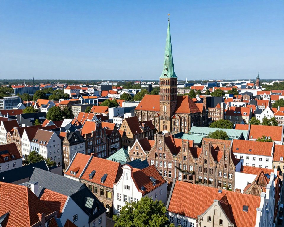 Lübeck Hansestadt Stadtansicht