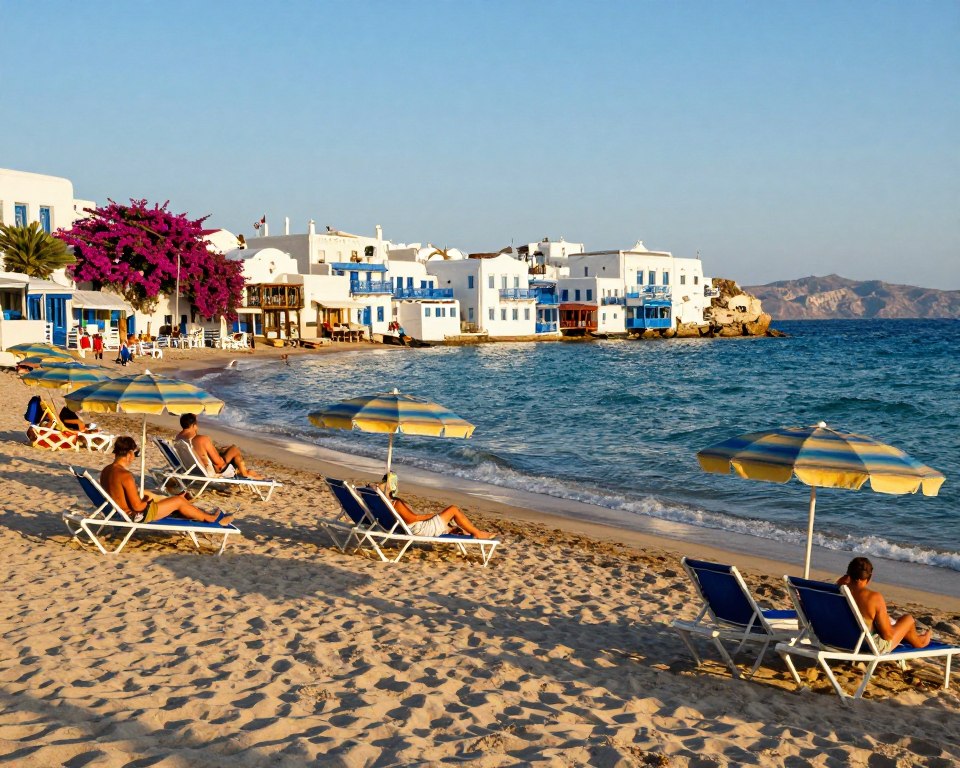 Mykonos Kykladen Strände