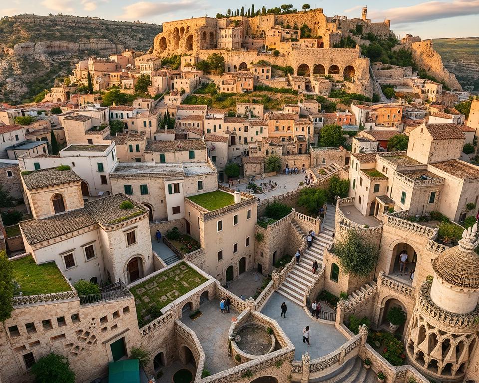Nachhaltige Bauweise der Sassi di Matera