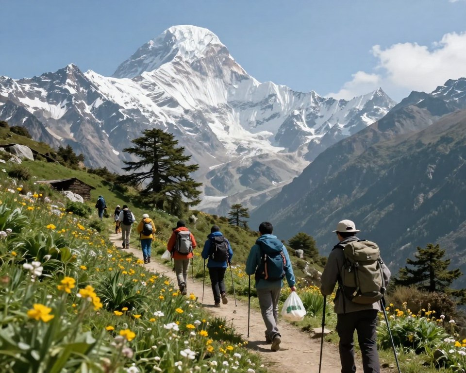 Nachhaltiges Trekking im Sagarmatha Nationalpark