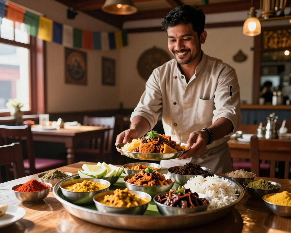 Nepalesische Küche in Pokhara