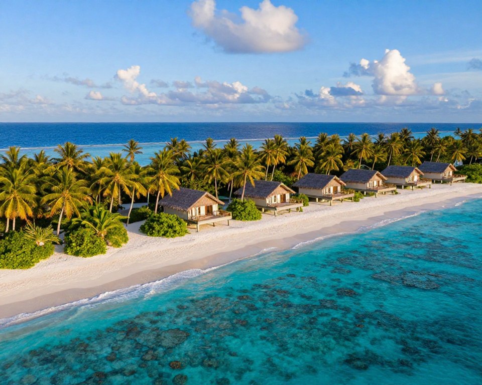 Noonu Atoll Landschaftsaufnahme